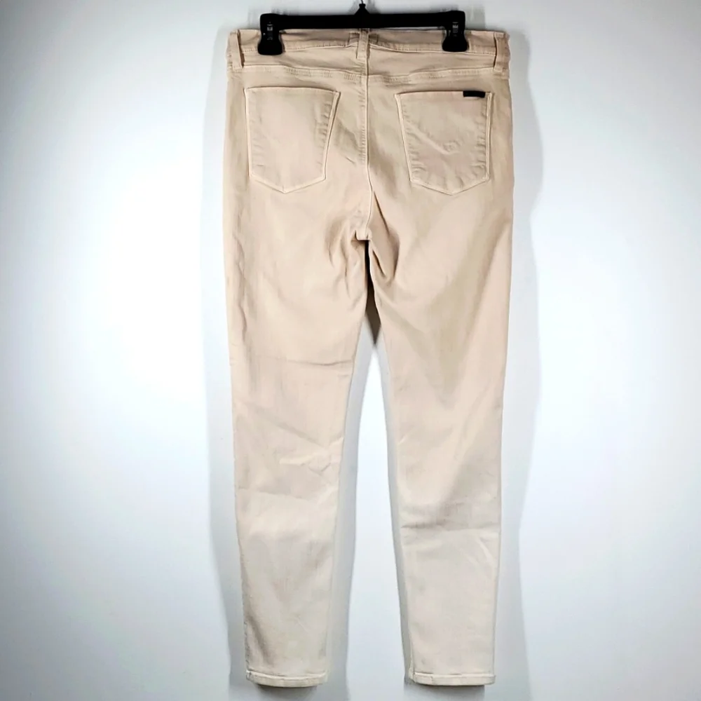 HUDSON Nico Midrise Ankle Supmer Skinny Jeggings 32 Cream NWOT Womens - Picture 13 of 14